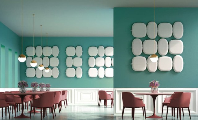 Snowgems sound absorbing wall panels